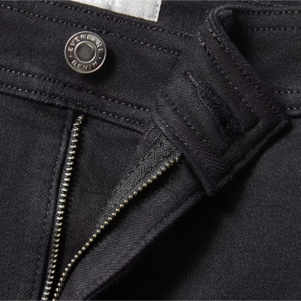 Everlane The Way-High Clean Front Skinny Jeans in Coal Black New - Picture 5 of 16